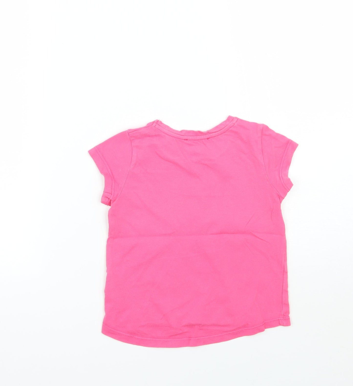 Bluezoo Girls Pink   Basic T-Shirt Size 2 Years