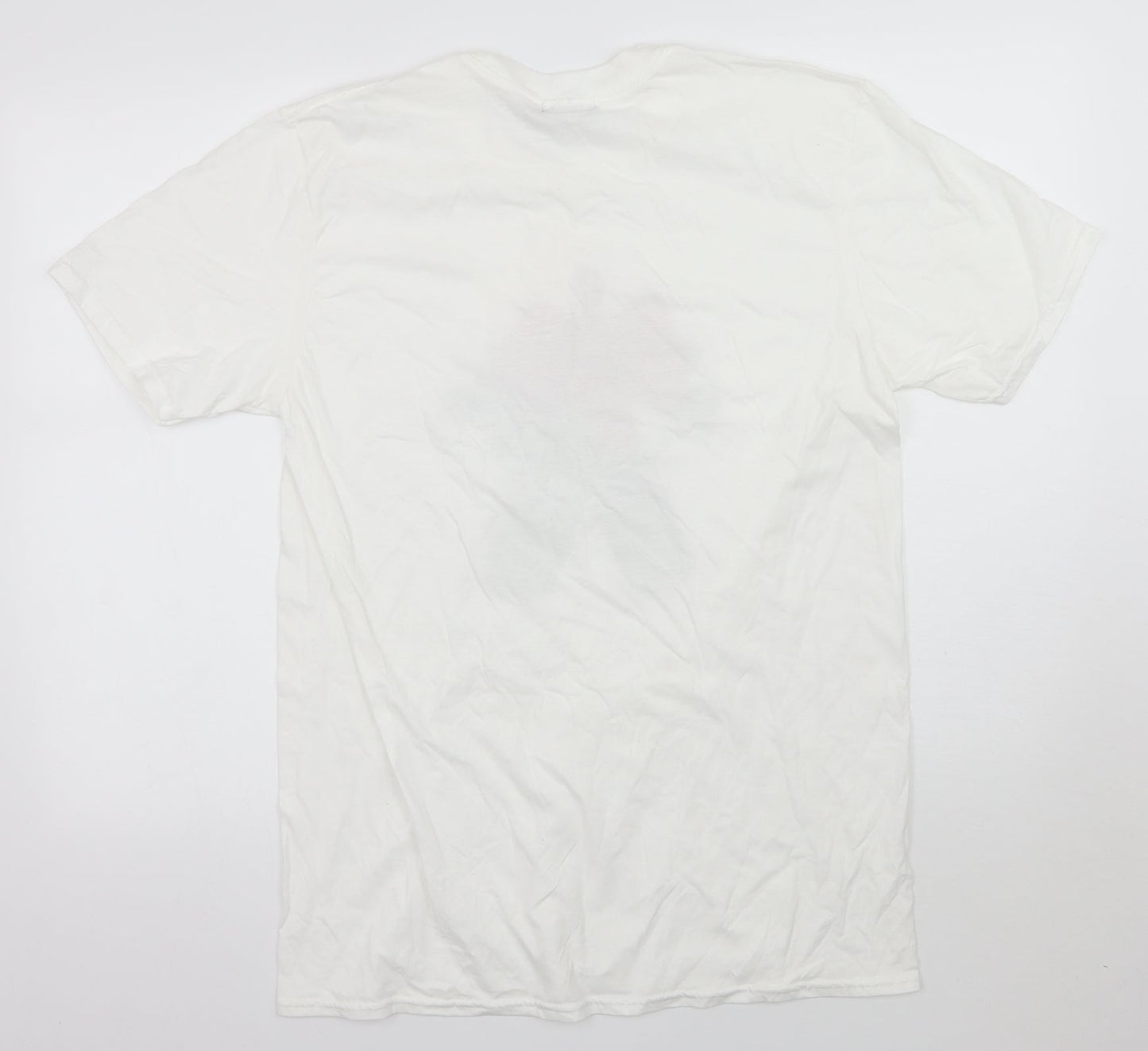Boohoo Womens White   Basic T-Shirt Size L