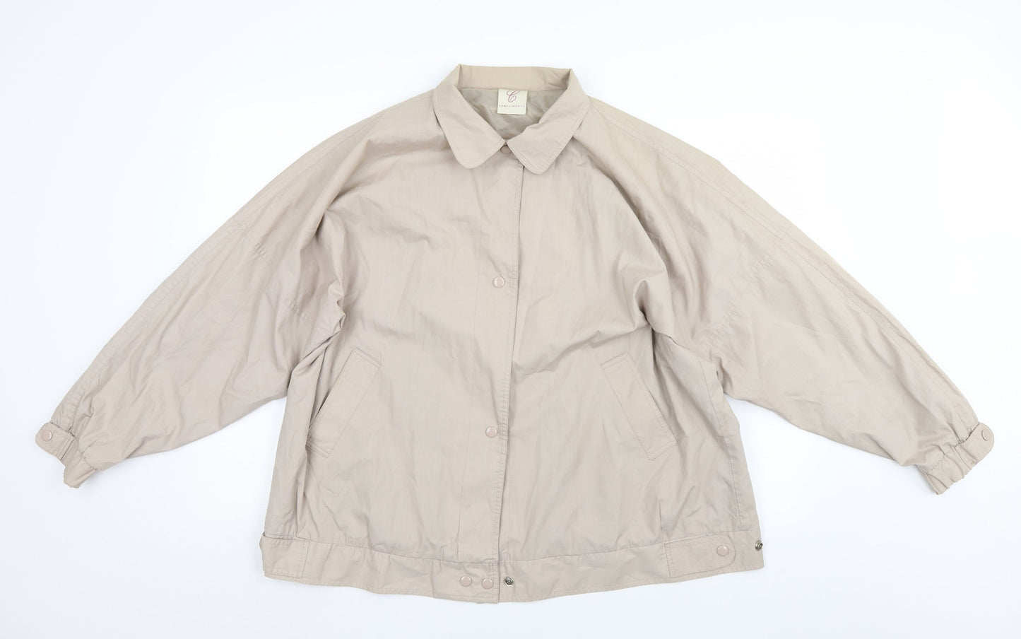 Compliments Womens Ivory   Jacket  Size 24