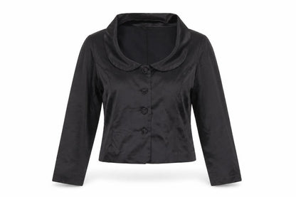 Preworn Womens Black   Basic Button-Up Size 14