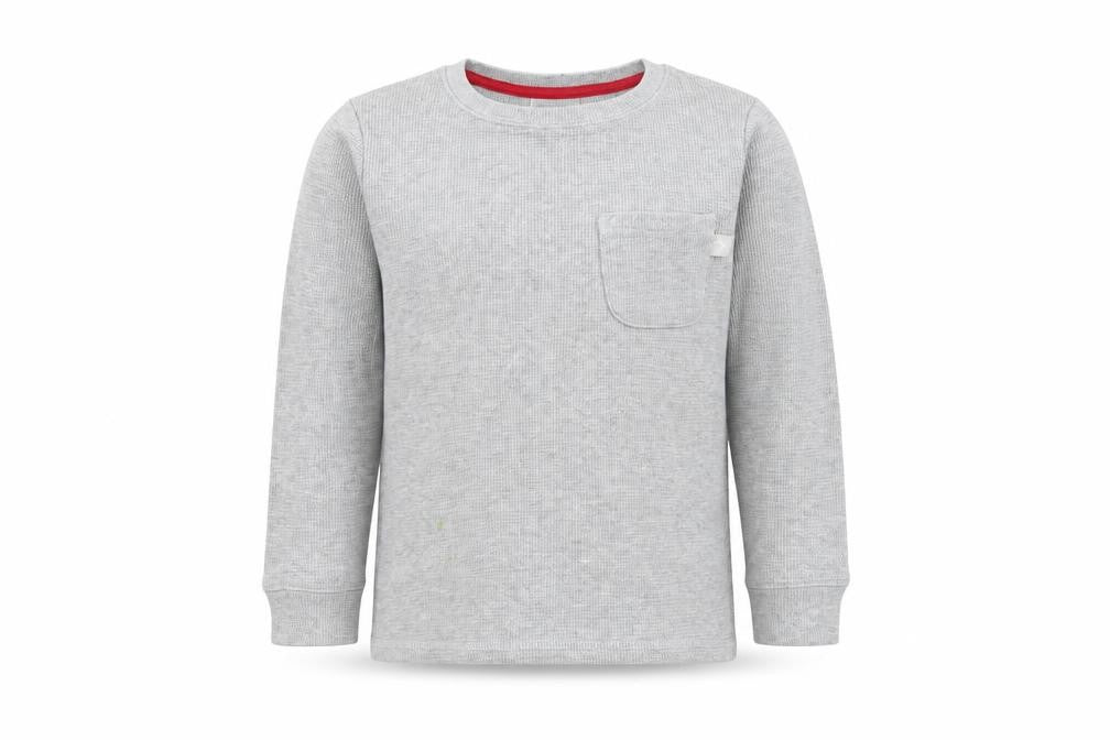 Loinge Boys Grey   Henley Jumper Size 7-8 Years