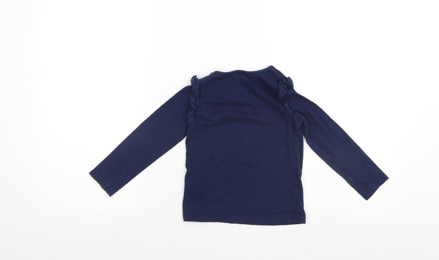 Eldys Girls Blue   Pullover Jumper Size 4 Years