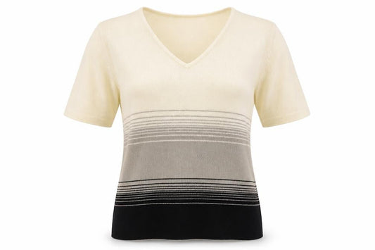 Berkertex Womens Beige Striped  Pullover Jumper Size 12