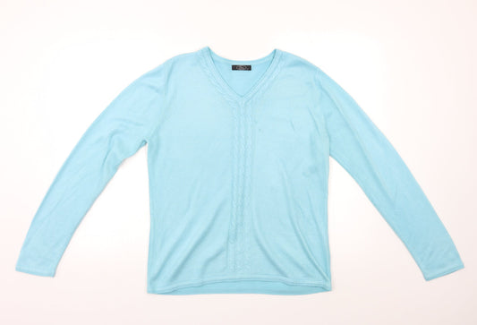 BM Womens Blue   Pullover Jumper Size S
