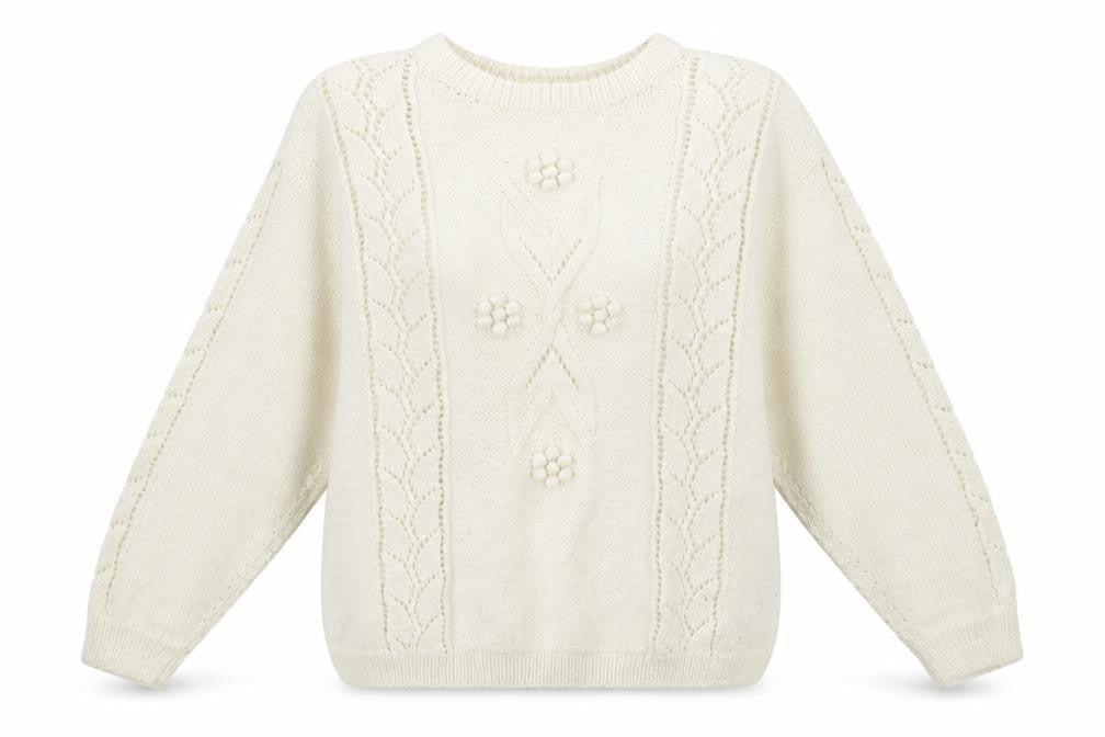 Preworn Womens Ivory   Pullover Jumper Size L