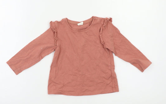 H&M Baby Pink   Basic T-Shirt Size 12 Months