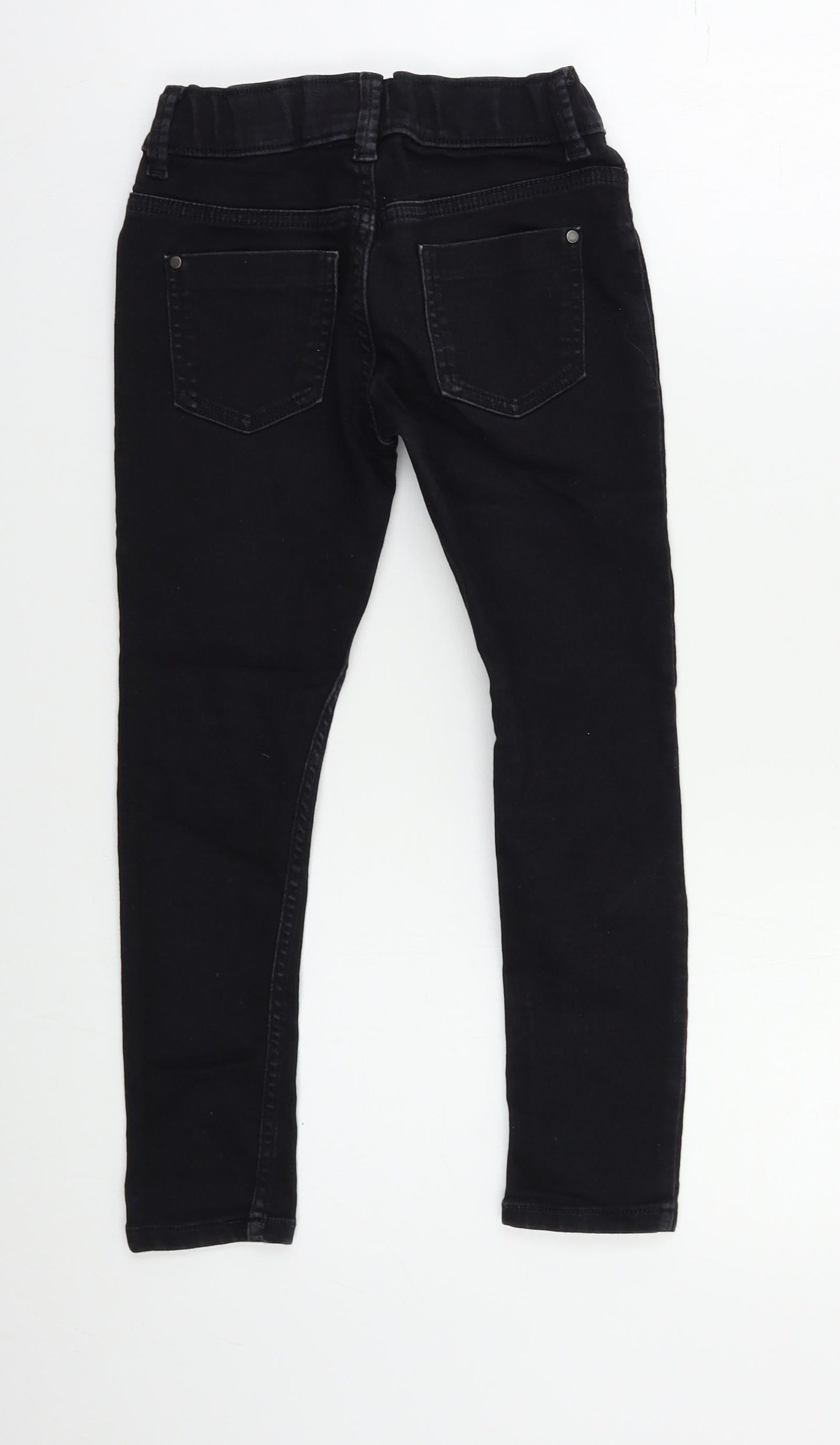F&F Girls Black   Skinny Jeans Size 7-8 Years