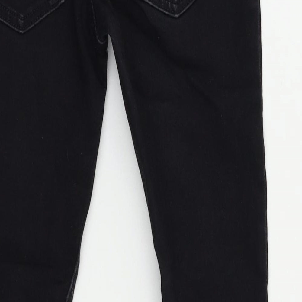 F&F Girls Black   Skinny Jeans Size 7-8 Years