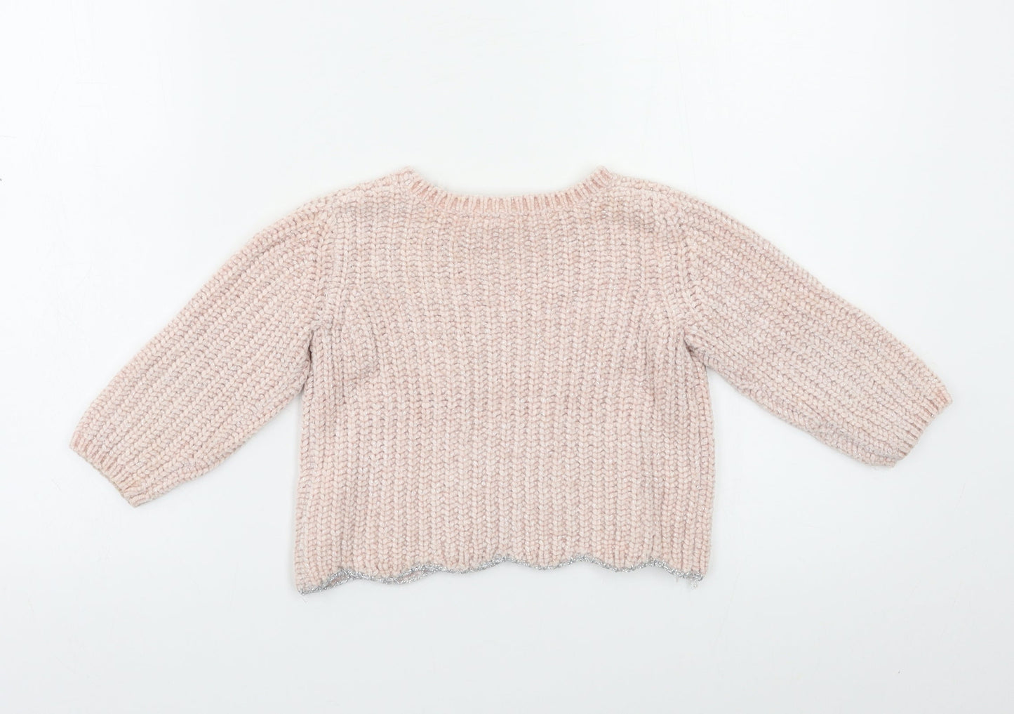 F&F Girls Pink   Pullover Jumper Size 2 Years