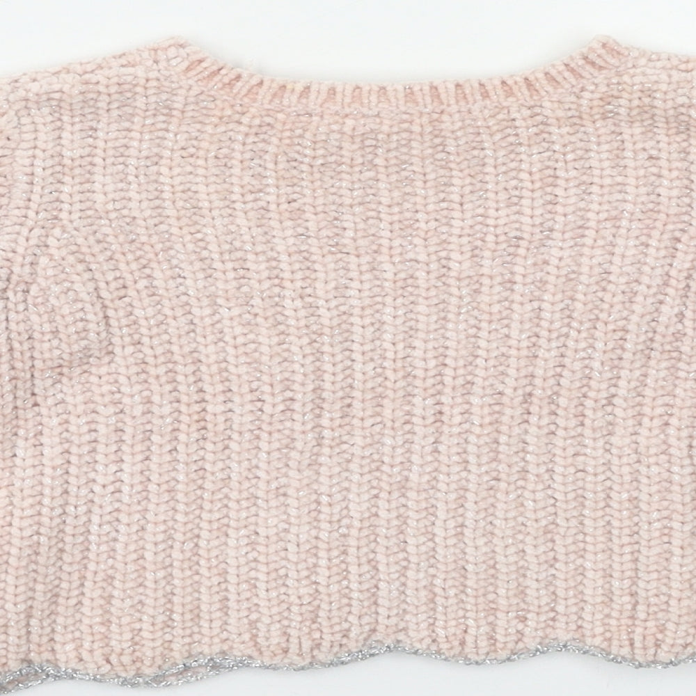 F&F Girls Pink   Pullover Jumper Size 2 Years