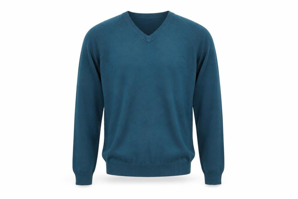 Essential Mens Green  Knit Pullover Jumper Size S