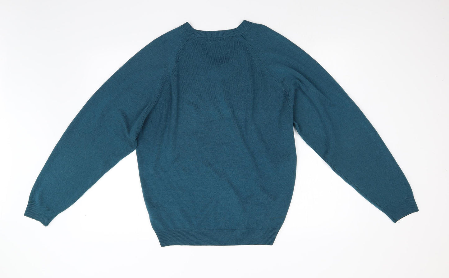Essential Mens Green  Knit Pullover Jumper Size S
