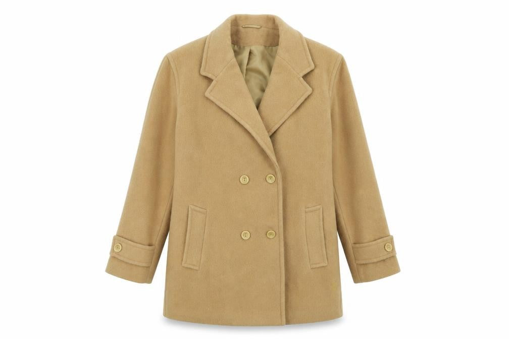 Preworn Womens Brown   Overcoat Coat Size 16