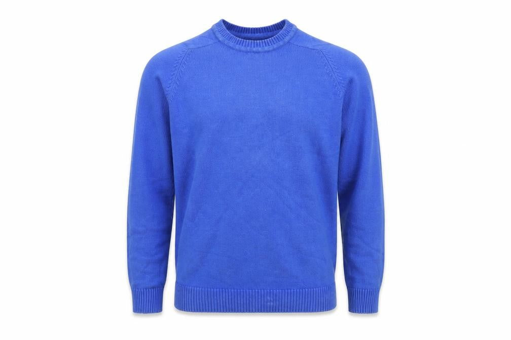 One Up Golf Mens Blue  Knit Pullover Jumper Size S