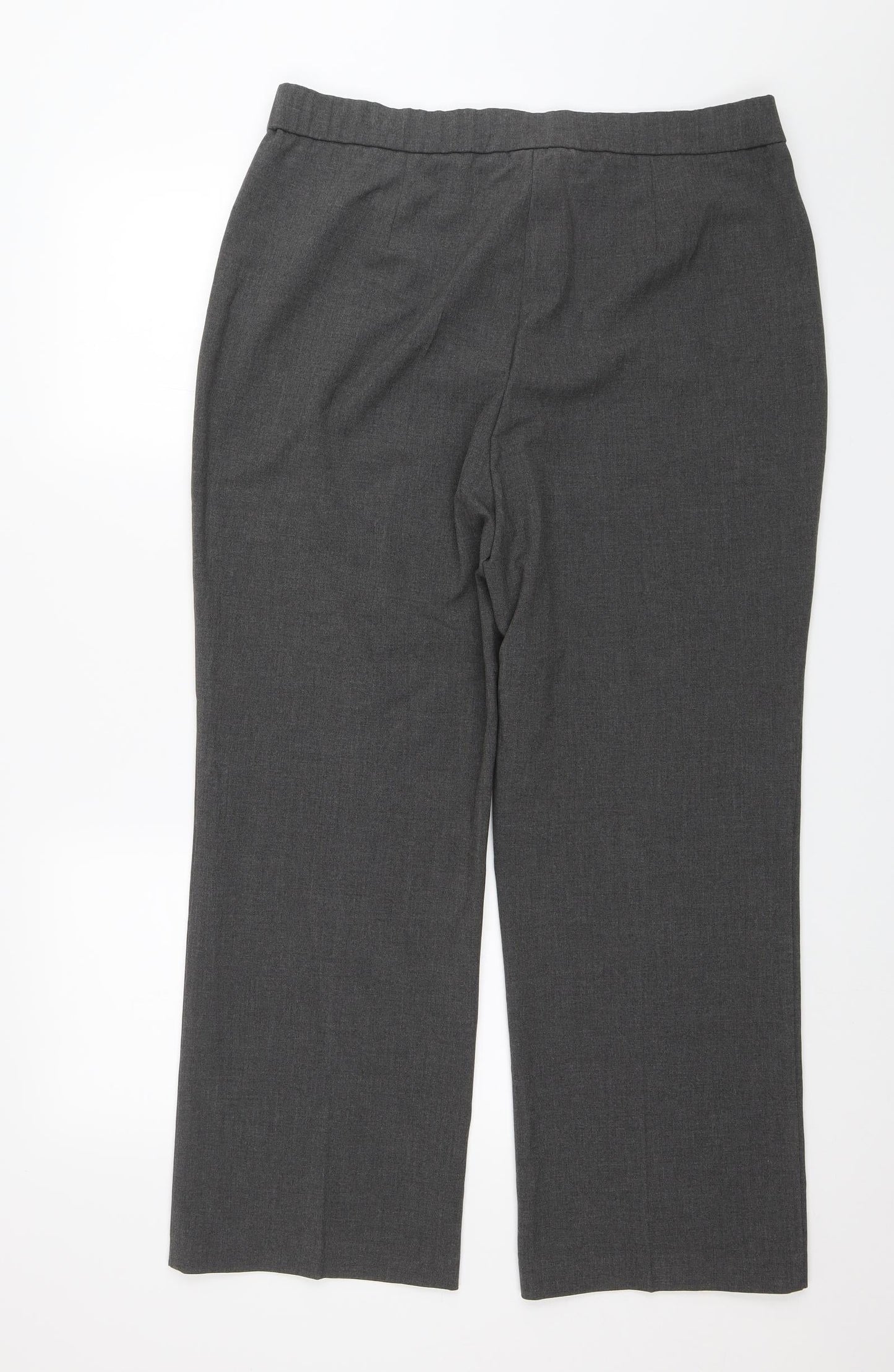 Magic Sculpt Womens Grey   Dress Pants Trousers Size 20 L26 in