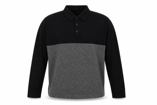 Front view of Red Herring men’s black jumper, size 2XL