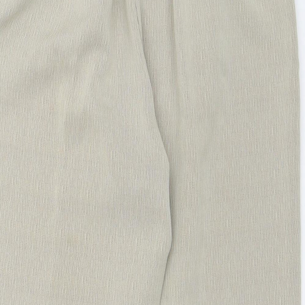 C&A Womens Beige   Capri Trousers Size 14 L26 in