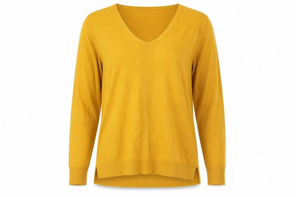 Primark Womens Yellow   Pullover Jumper Size M