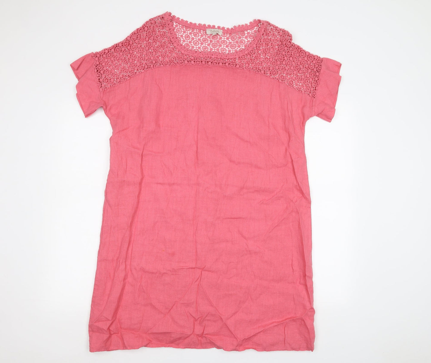 Bella moda Womens Pink   Basic T-Shirt Size L