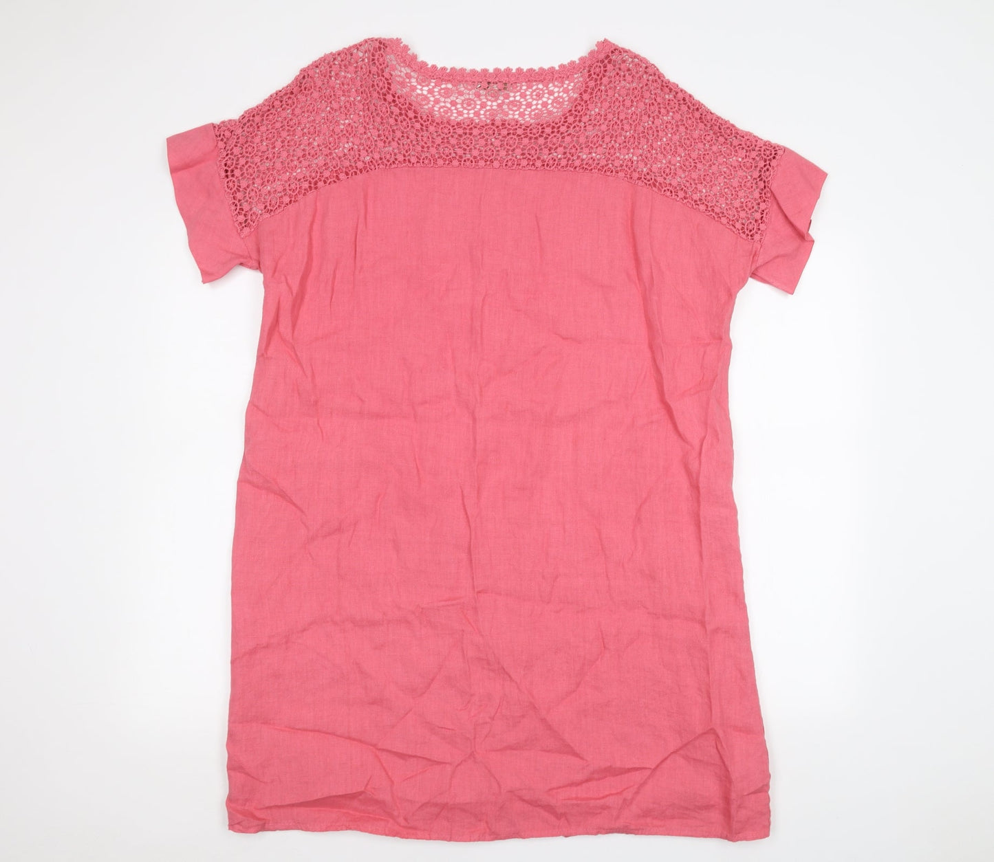 Bella moda Womens Pink   Basic T-Shirt Size L