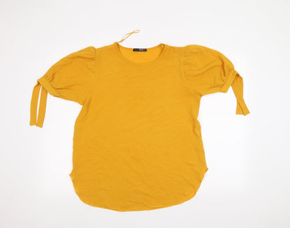 Quiz Womens Yellow   Basic Blouse Size 12