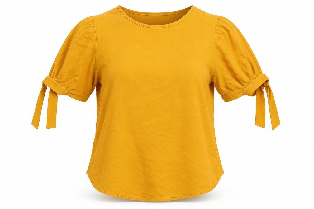 Quiz Womens Yellow   Basic Blouse Size 12