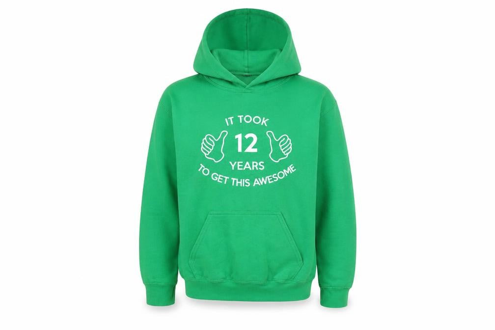 Gilden Girls Green   Pullover Hoodie Size 12 Years