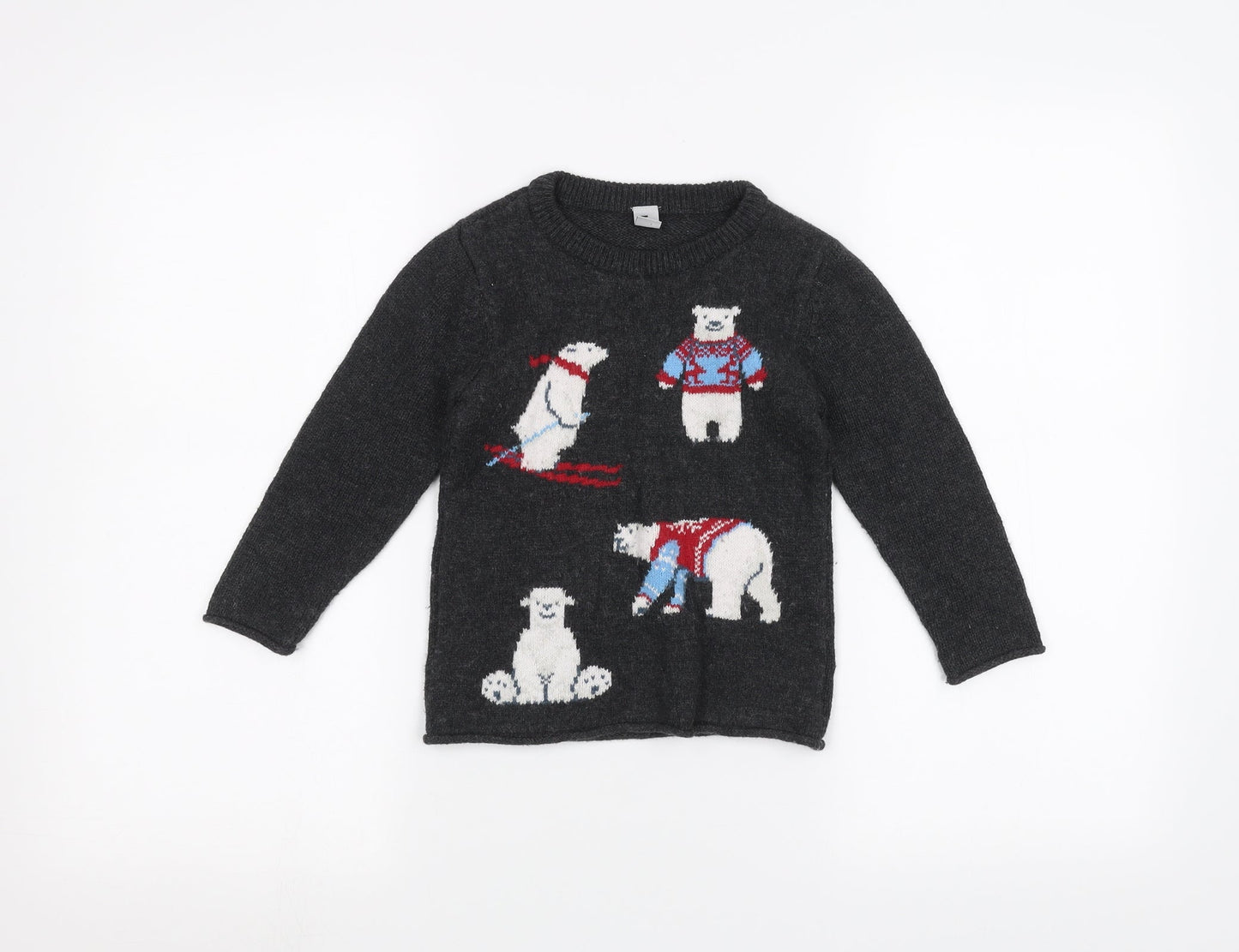 TU Girls Black   Pullover Jumper Size 3-4 Years