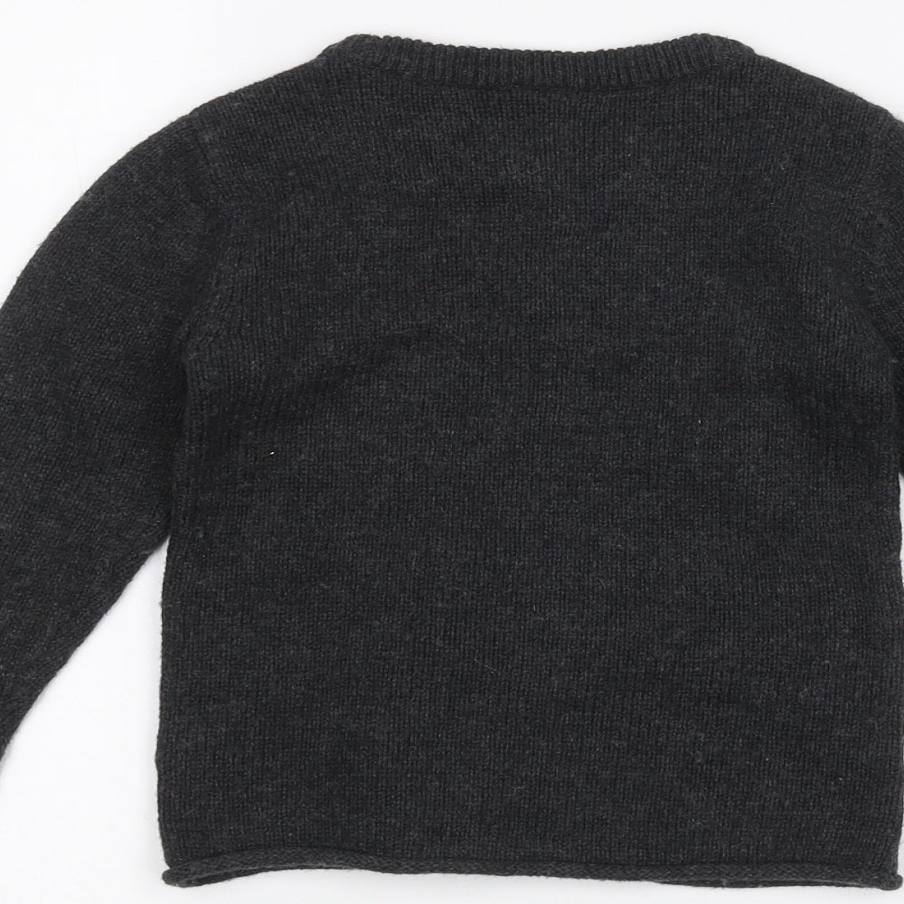 TU Girls Black   Pullover Jumper Size 3-4 Years