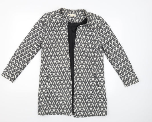 H&M Womens Black   Jacket Coat Size 8
