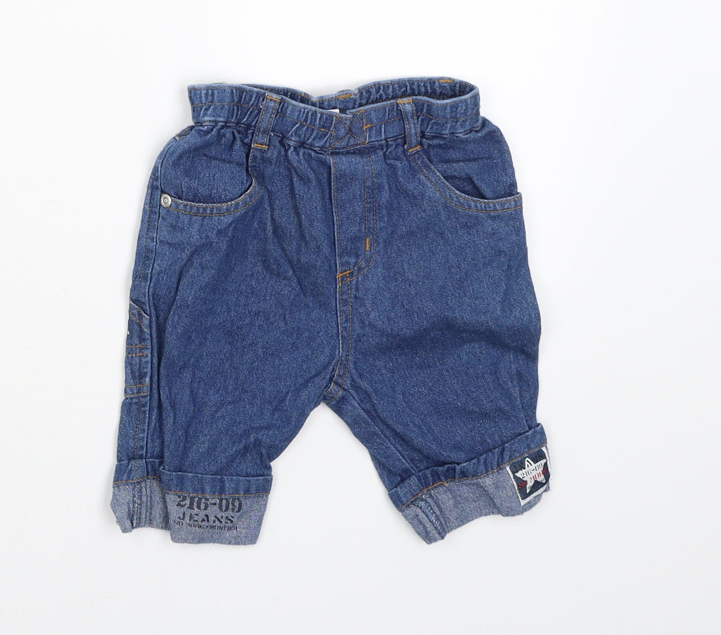 Twinning Boys Black   Cargo Jeans Size 3-6 Months