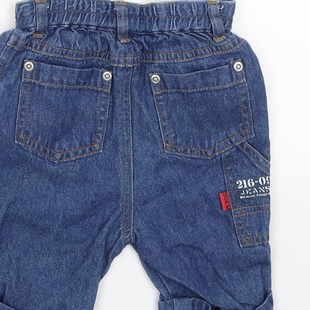 Twinning Boys Black   Cargo Jeans Size 3-6 Months