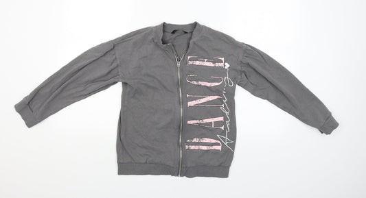 George Girls Grey   Full Zip Jumper Size 12-13 Years