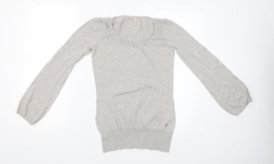 Miso Womens Grey   Pullover Jumper Size S