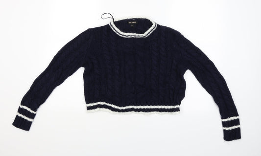 QED London Womens Blue   Pullover Jumper Size S