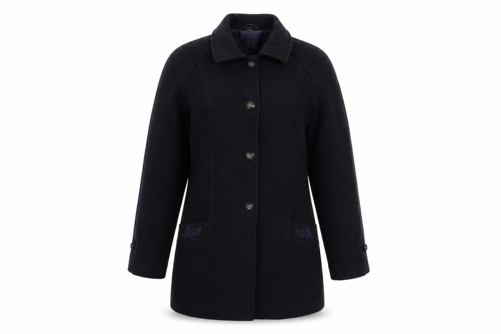 Preworn Womens Blue   Jacket Coat Size 12
