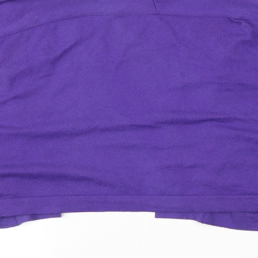 Limited Collection Womens Purple   Cardigan Jumper Size L