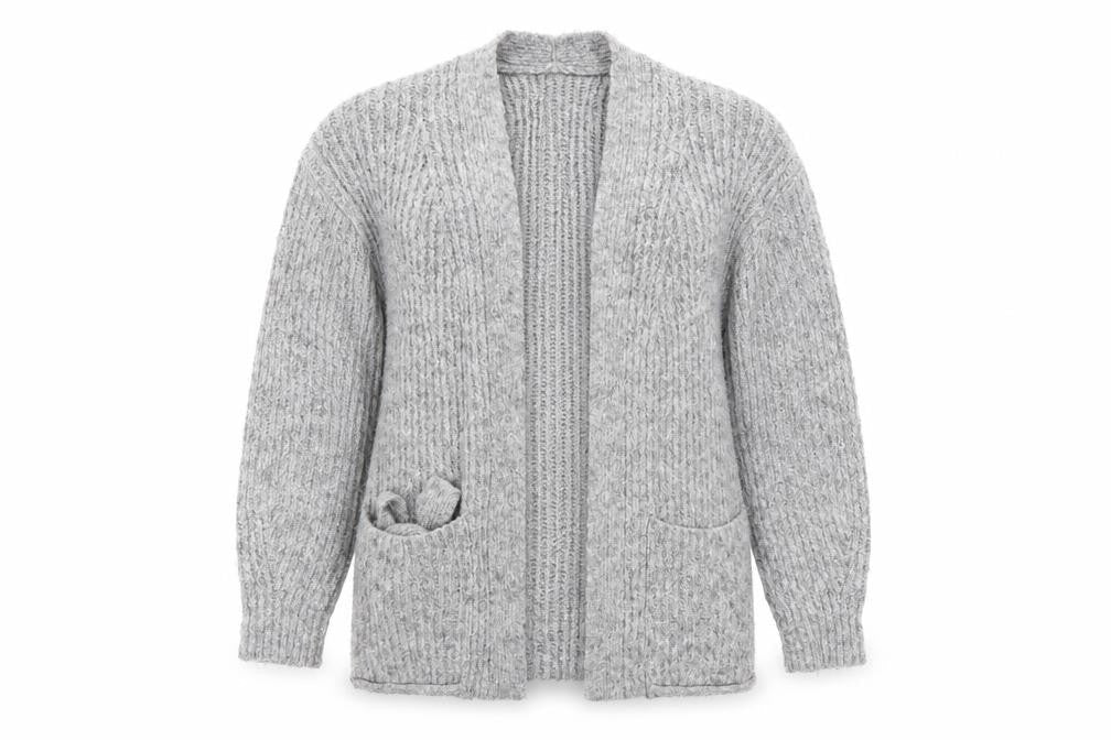 Primark Womens Grey   Cardigan Jumper Size 4