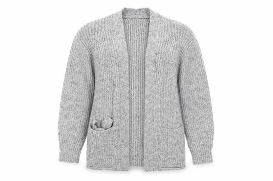 Primark Womens Grey   Cardigan Jumper Size 4