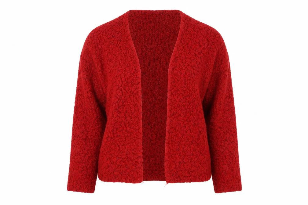 New Look Womens Red   Full Zip Jumper Size M