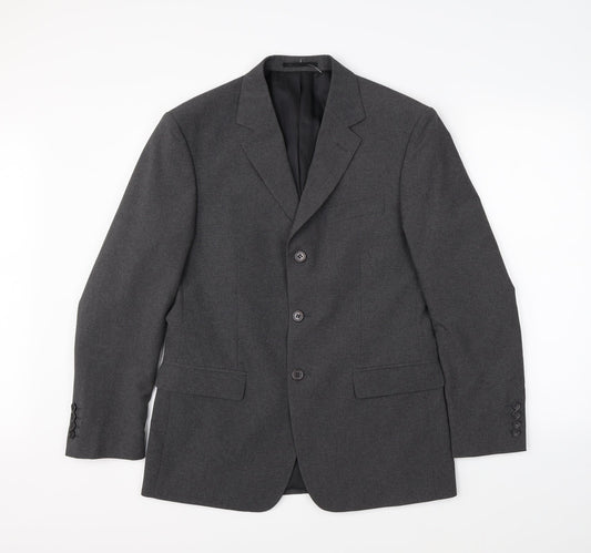 Taylor & Reece Mens Grey   Jacket Suit Jacket Size 36
