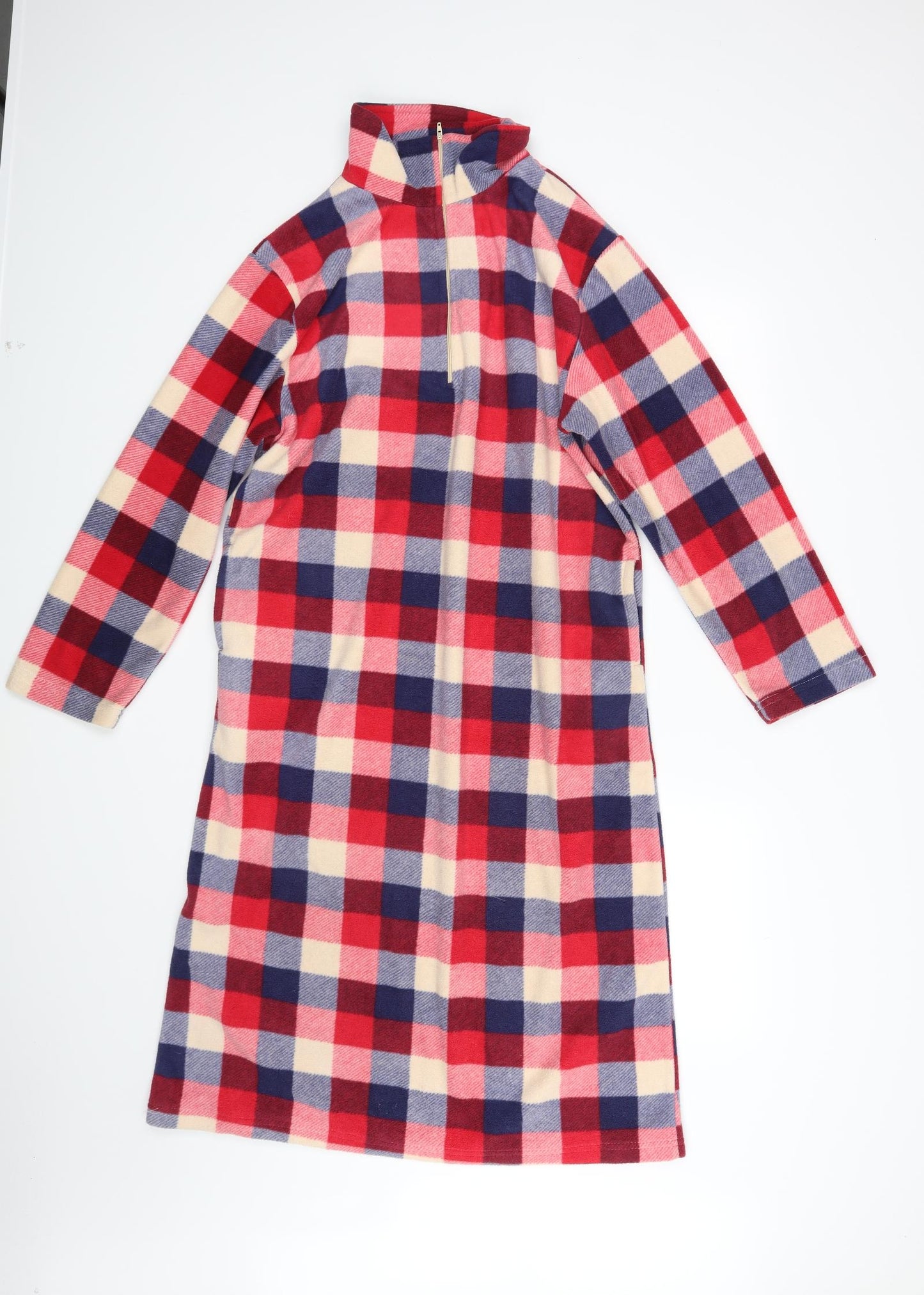 Slenderella Womens Multicoloured Check  Pullover Jumper Size M