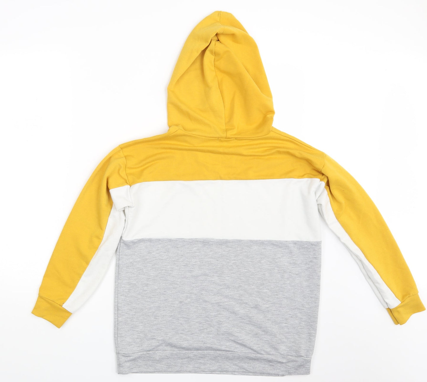 Select Womens Multicoloured Striped  Pullover Hoodie Size M