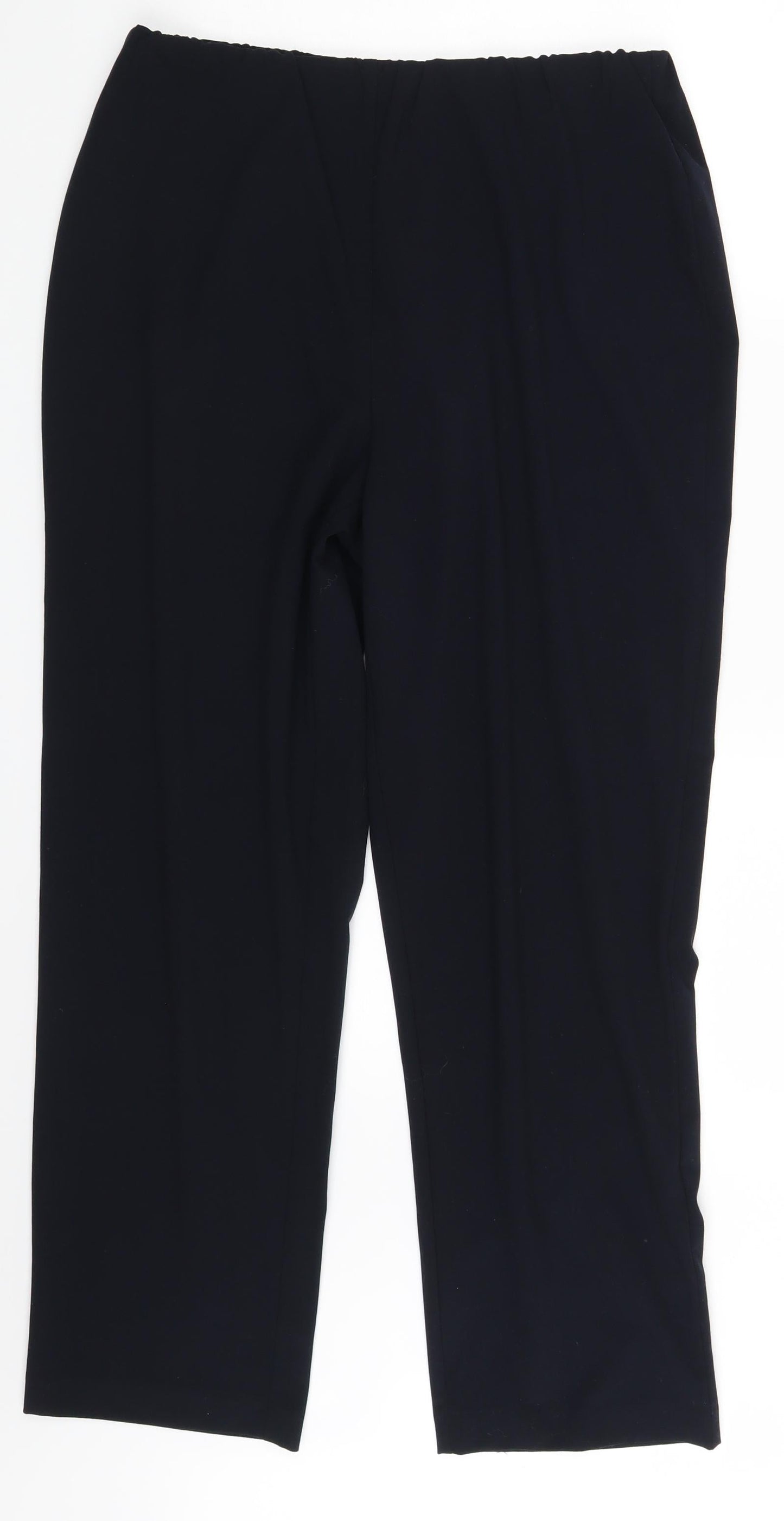 Isle Womens Blue   Dress Pants Trousers Size 14 L27 in