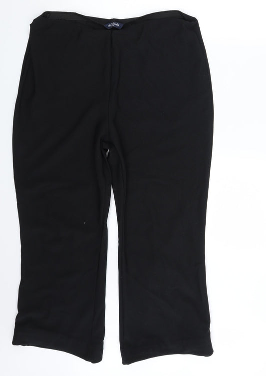 Sarah Hamilton   Womens Black   Sweatpants Trousers Size 20 L23 in