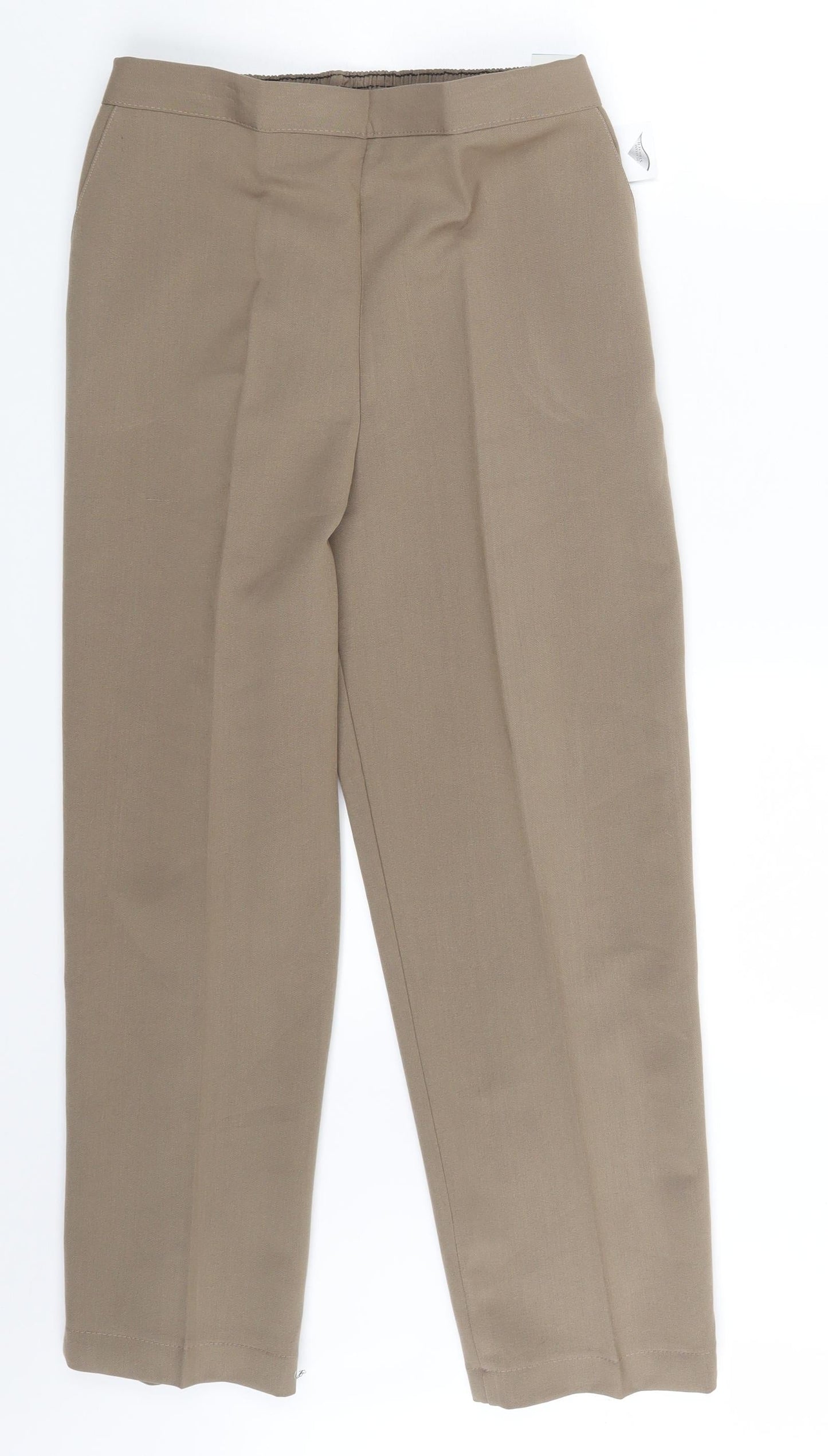 Envy Womens Beige   Dress Pants Trousers Size 14 L23 in