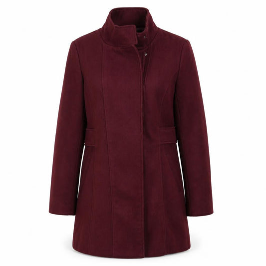 Atmosphere Womens Purple   Overcoat Coat Size 10