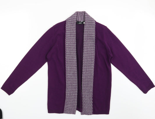 ME Womens Purple   Cardigan Jumper Size M