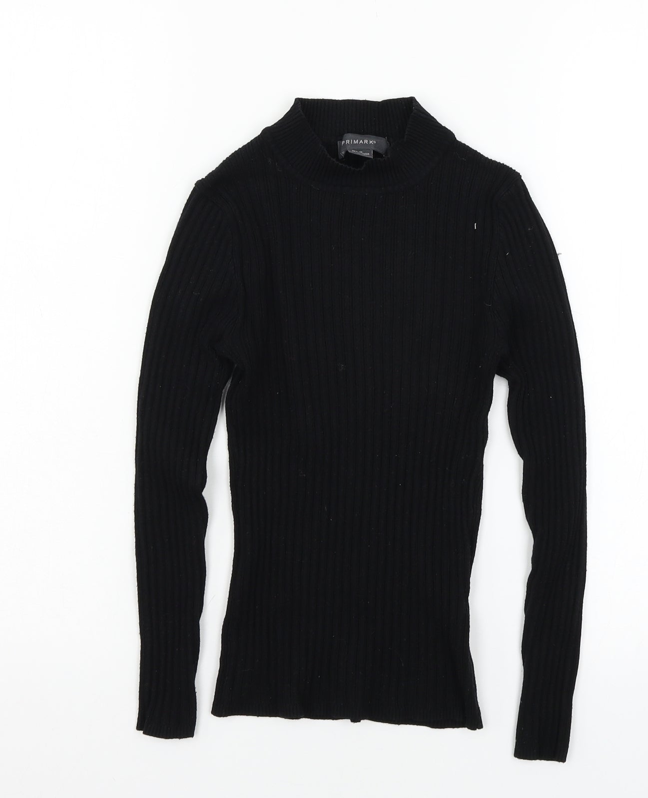 Primark Womens Black  Knit Pullover Jumper Size 6