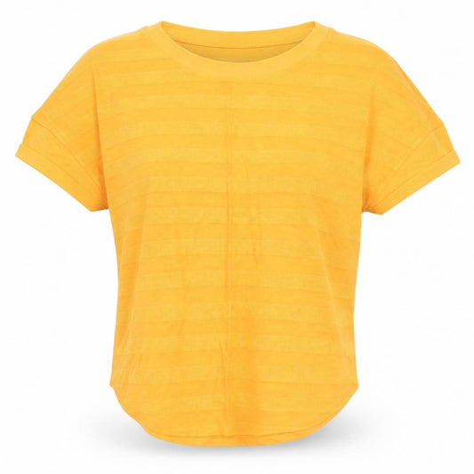 NEXT Womens Orange Striped  Basic T-Shirt Size 10